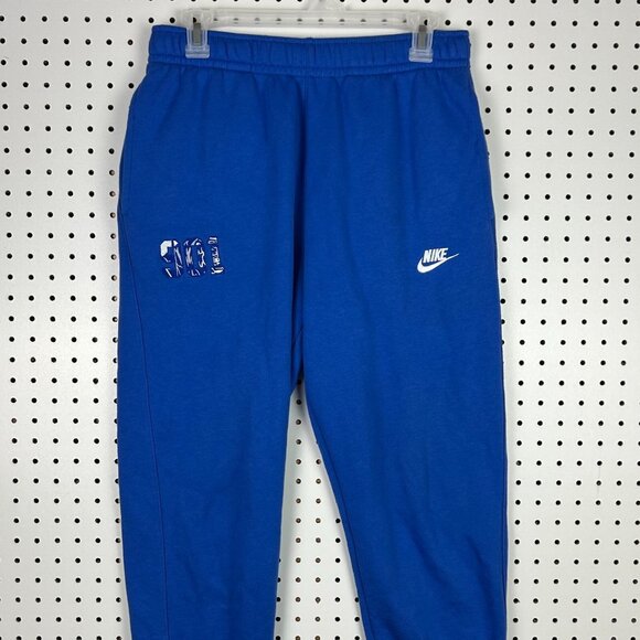 Memphis Tigers Penny Hardaway 1 Cent Sweatpants Medium Blue Jogger TEAM ISSUED - Picture 2 of 8